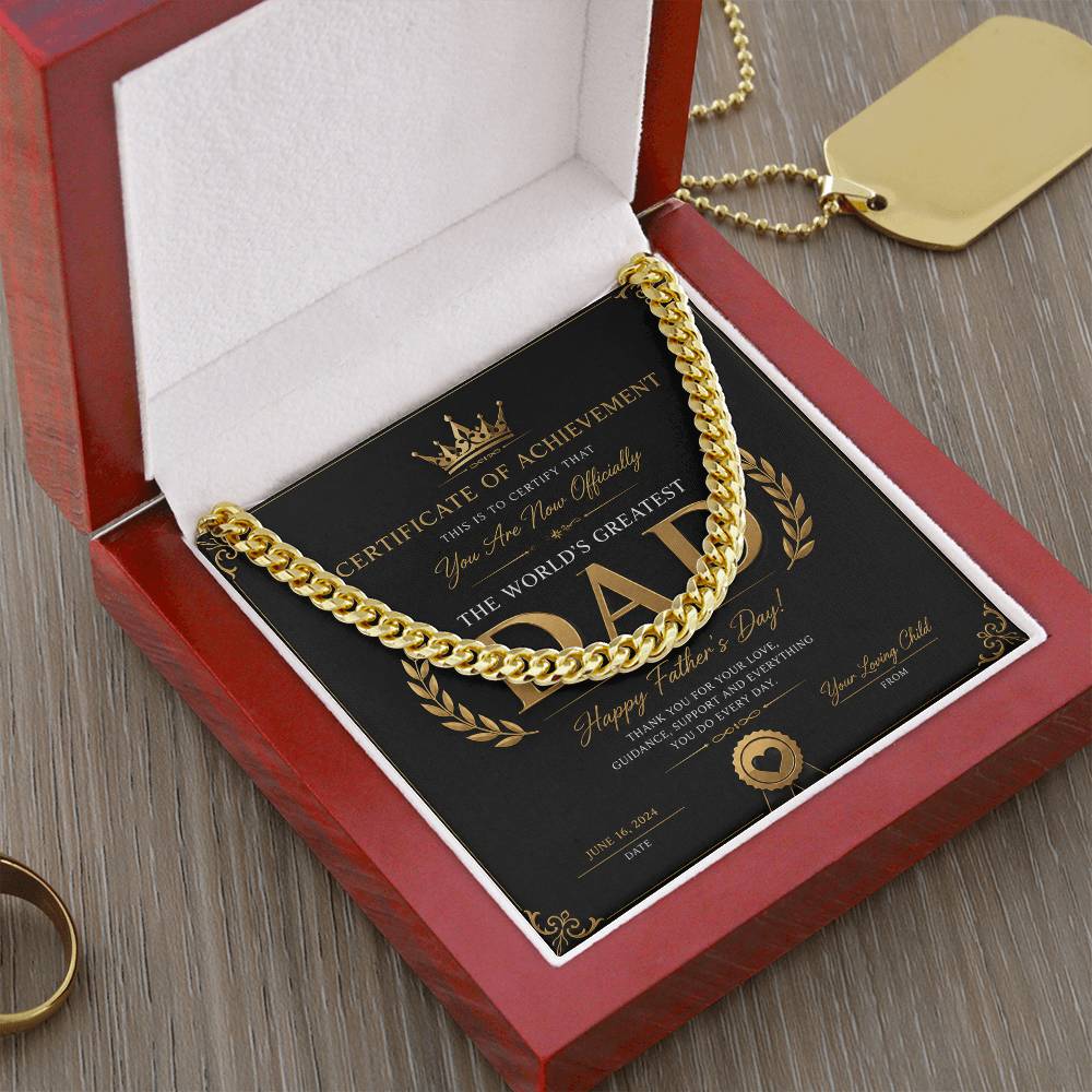 To Daddy - Cuban Link Chain
