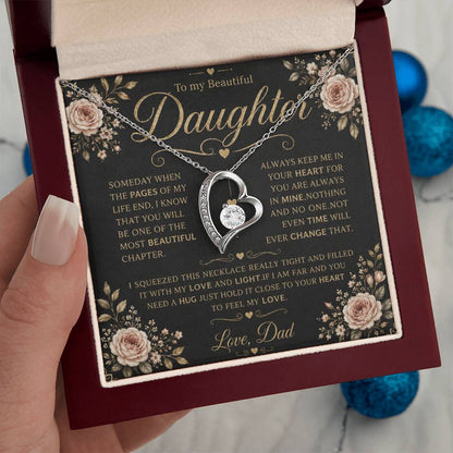 To My Daughter - Forever Love Necklace