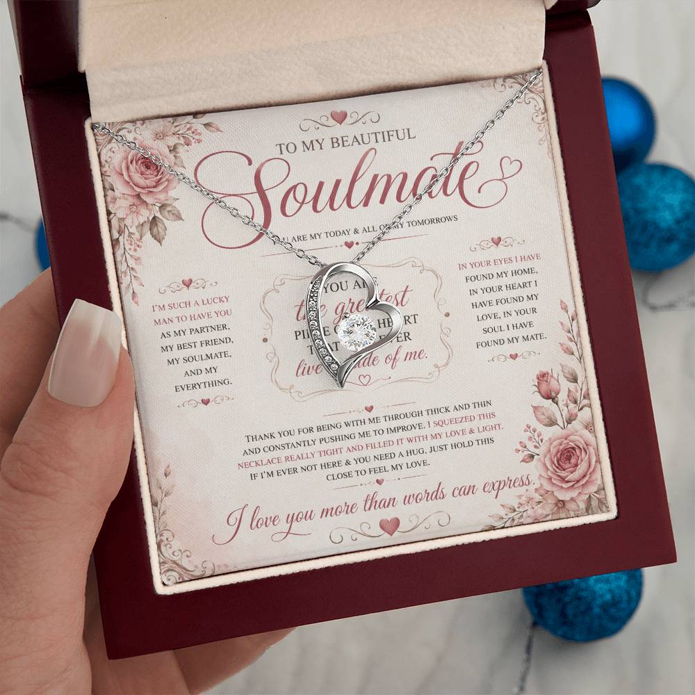 To My Soulmate - Forever Love Necklace