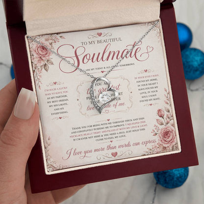 To My Soulmate - Forever Love Necklace