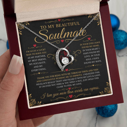 To My Soulmate - Forever Love Necklace