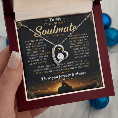 To My Soulmate - Forever Love Necklace