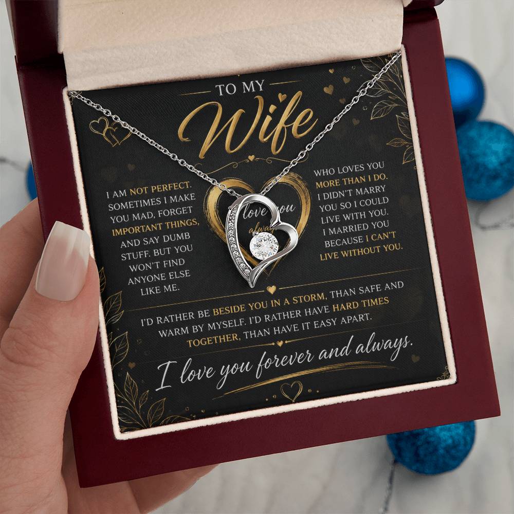 To My Wife - Forever Love Necklace