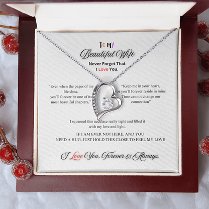 From Father to Wife Forever Love Necklace