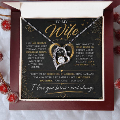 To My Wife - Forever Love Necklace