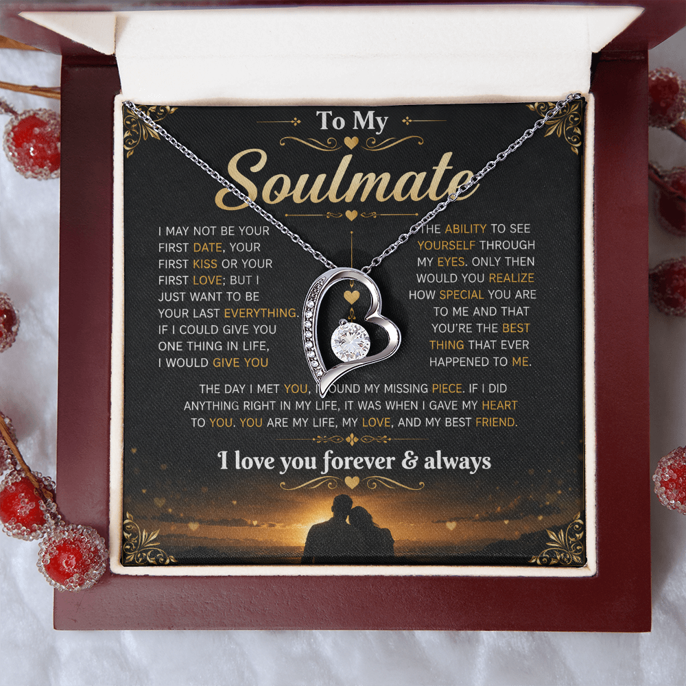 To My Soulmate - Forever Love Necklace