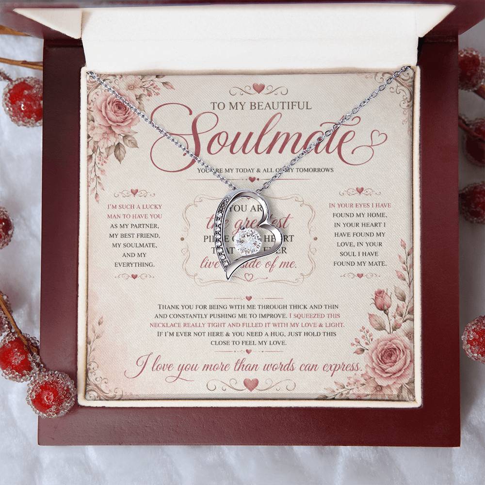 To My Soulmate - Forever Love Necklace