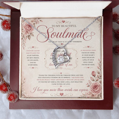 To My Soulmate - Forever Love Necklace