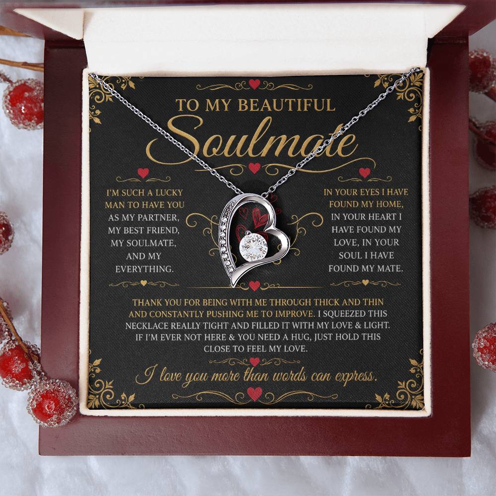 To My Soulmate - Forever Love Necklace