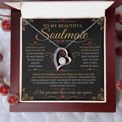 To My Soulmate - Forever Love Necklace