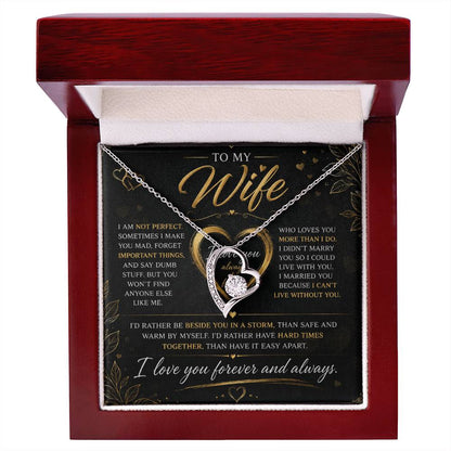 To My Wife - Forever Love Necklace