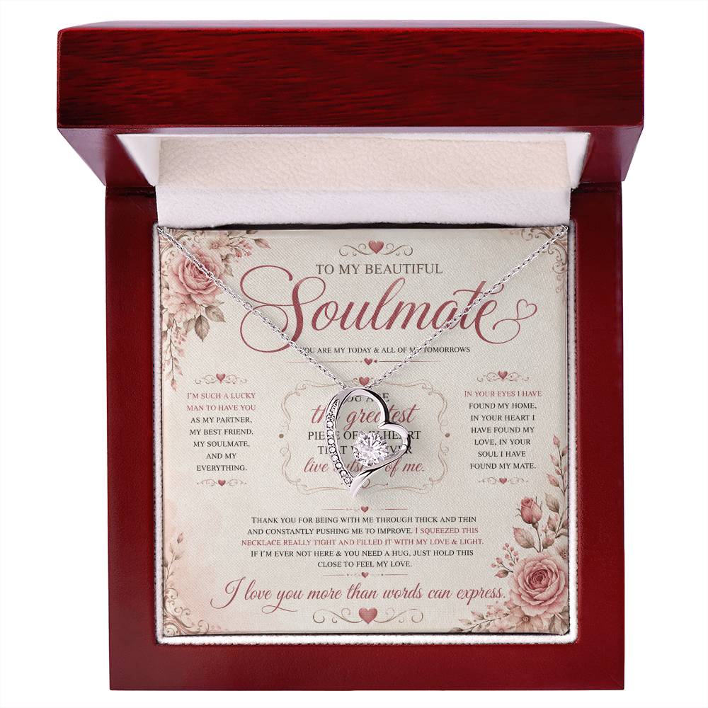 To My Soulmate - Forever Love Necklace