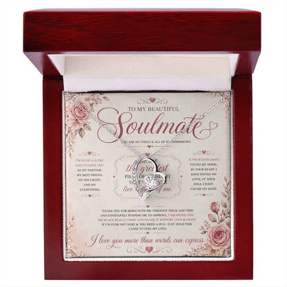 To My Soulmate - Forever Love Necklace