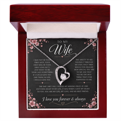 Charms Glow | Wife Heart Necklace | Meeting you was fate |