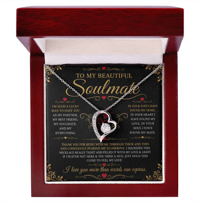 To My Soulmate - Forever Love Necklace