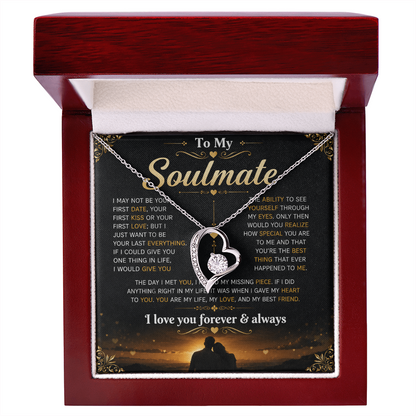 To My Soulmate - Forever Love Necklace