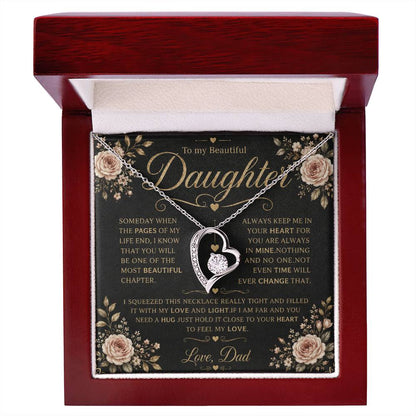 To My Daughter - Forever Love Necklace