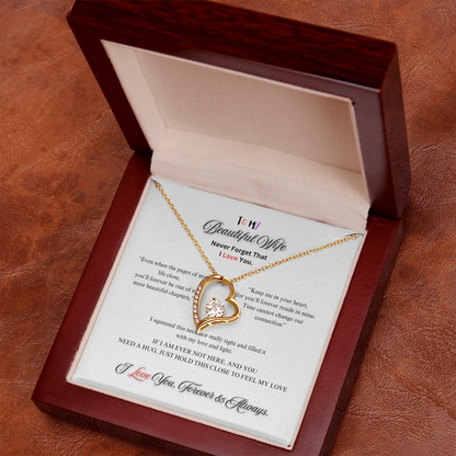 From Father to Wife Forever Love Necklace