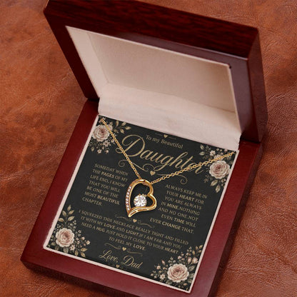 To My Daughter - Forever Love Necklace