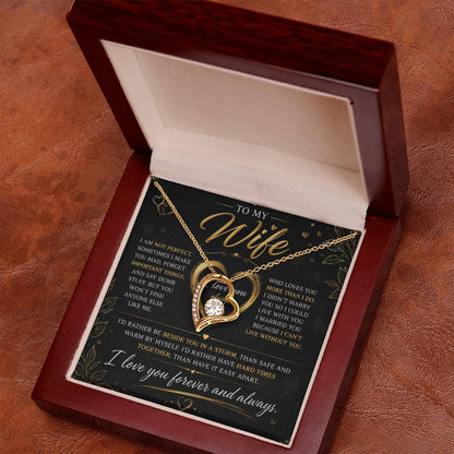 To My Wife - Forever Love Necklace