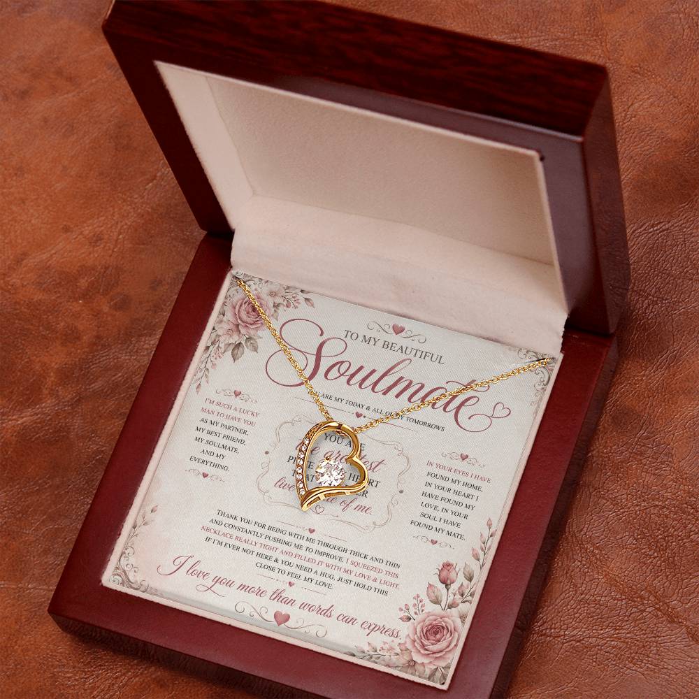 To My Soulmate - Forever Love Necklace