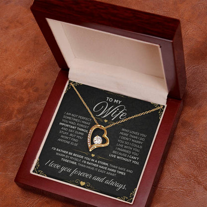 From Father to My Wife - Forever Love Necklace