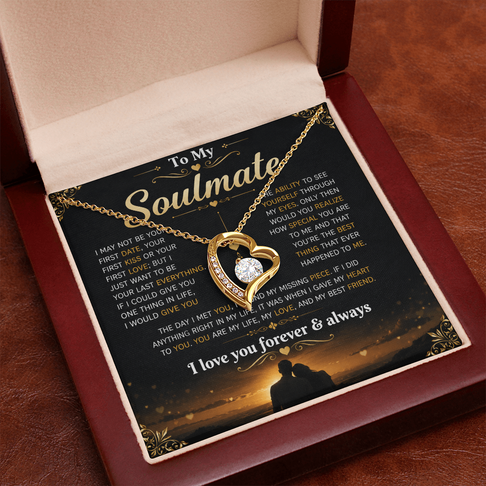 To My Soulmate - Forever Love Necklace
