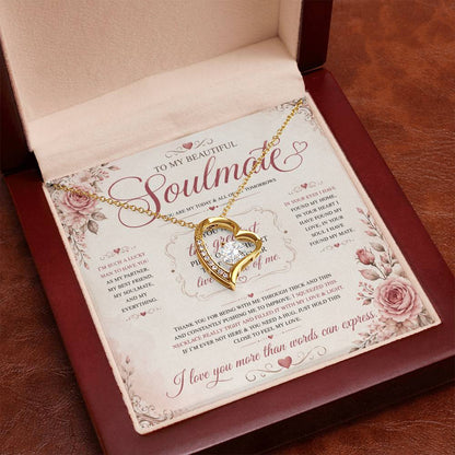 To My Soulmate - Forever Love Necklace
