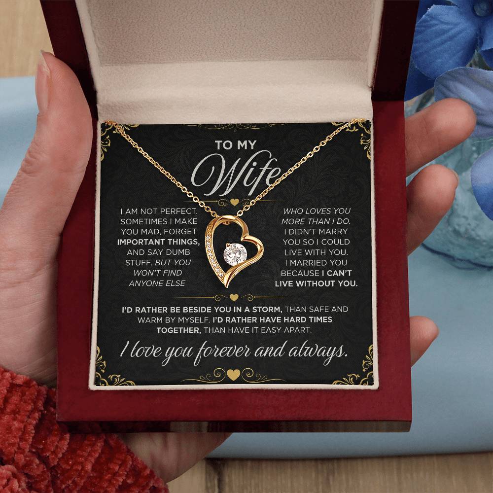 From Father to My Wife - Forever Love Necklace