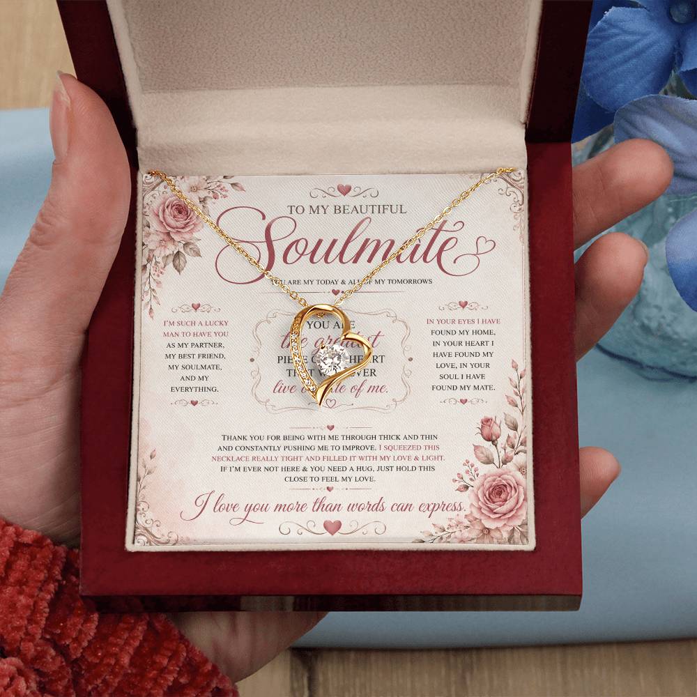 To My Soulmate - Forever Love Necklace
