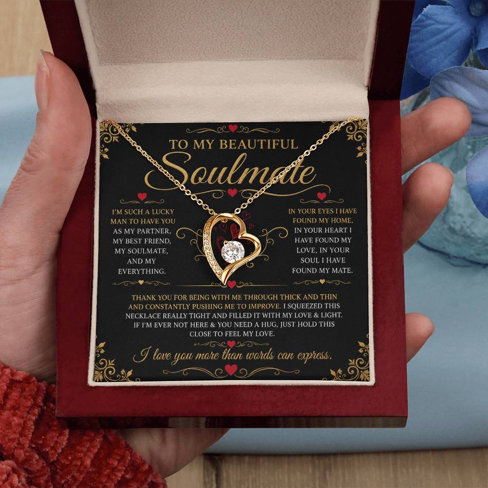 To My Soulmate - Forever Love Necklace