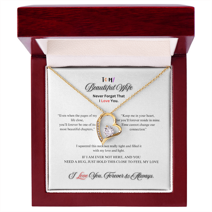 From Father to Wife Forever Love Necklace