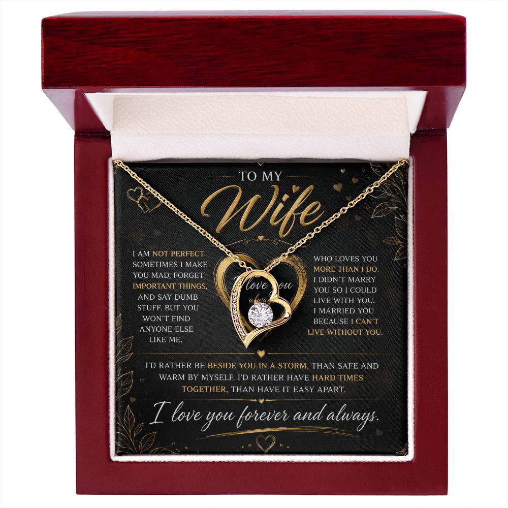 To My Wife - Forever Love Necklace