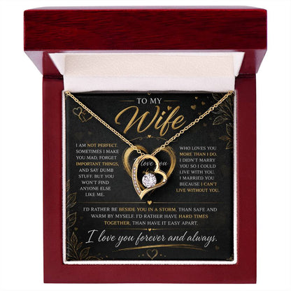 To My Wife - Forever Love Necklace