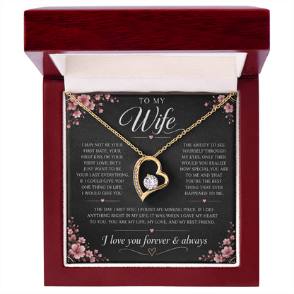 Charms Glow | Wife Heart Necklace | Meeting you was fate |