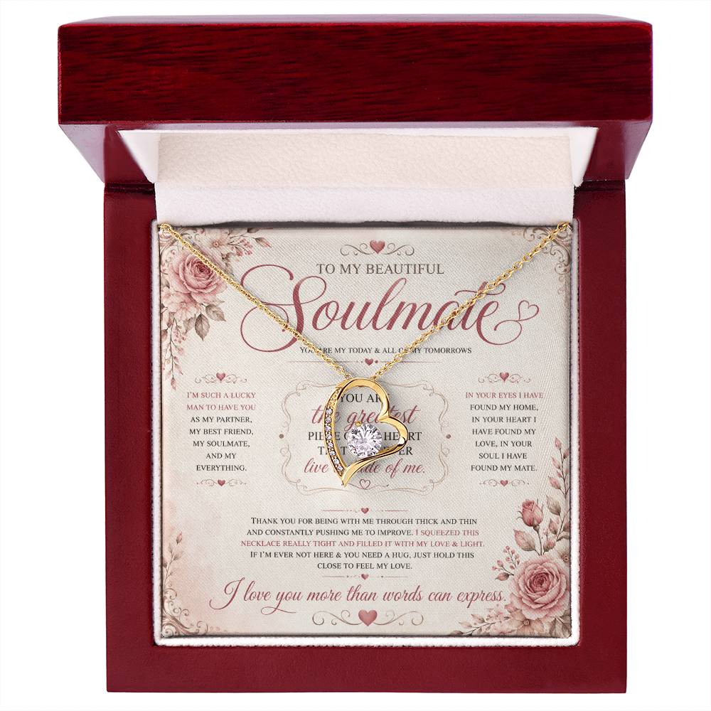 To My Soulmate - Forever Love Necklace