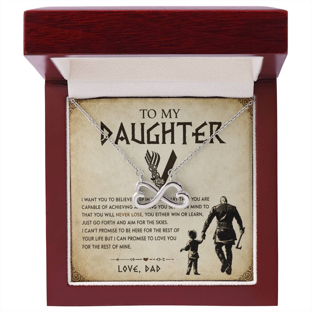 To My Daughter - Endless Love Necklace