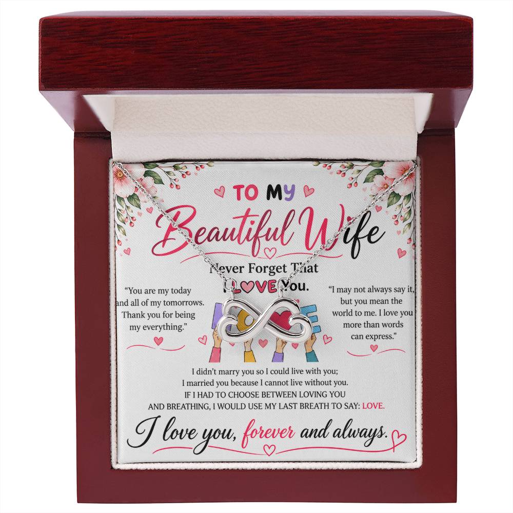 To My Wife - Endless Love Necklace