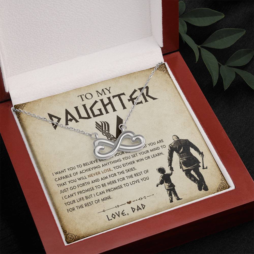 To My Daughter - Endless Love Necklace