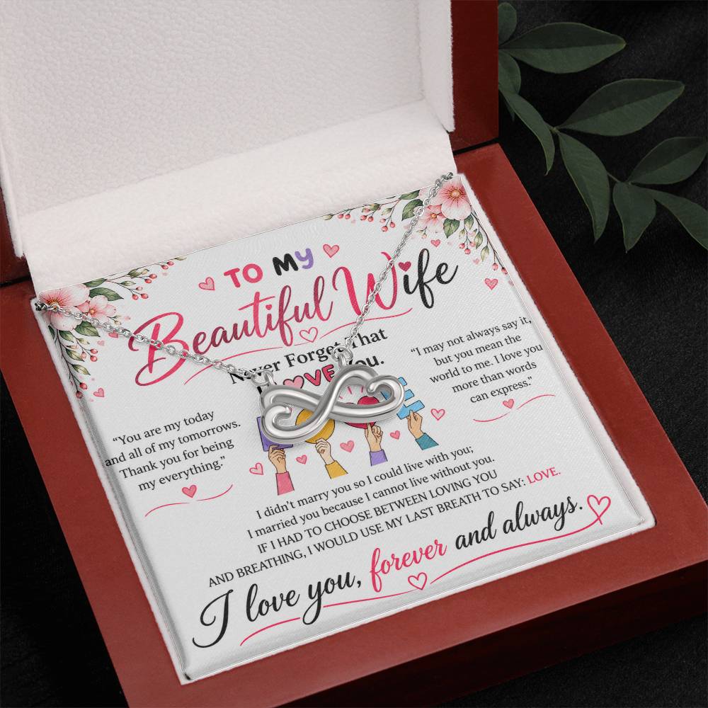 To My Wife - Endless Love Necklace