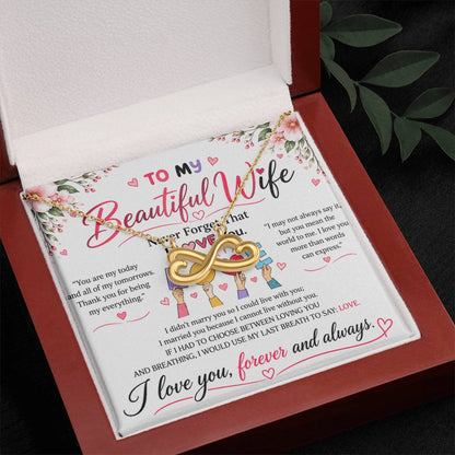 To My Wife - Endless Love Necklace