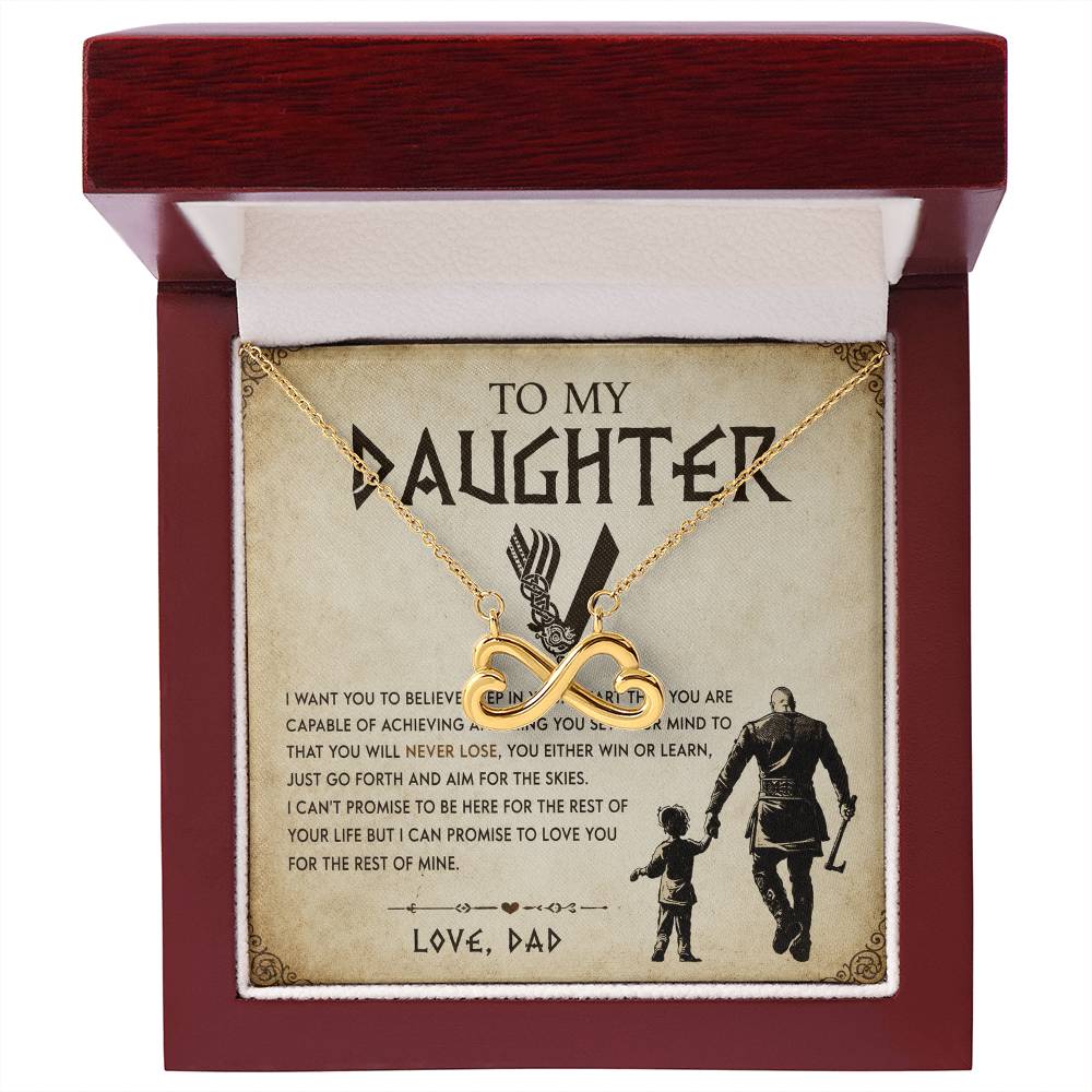 To My Daughter - Endless Love Necklace