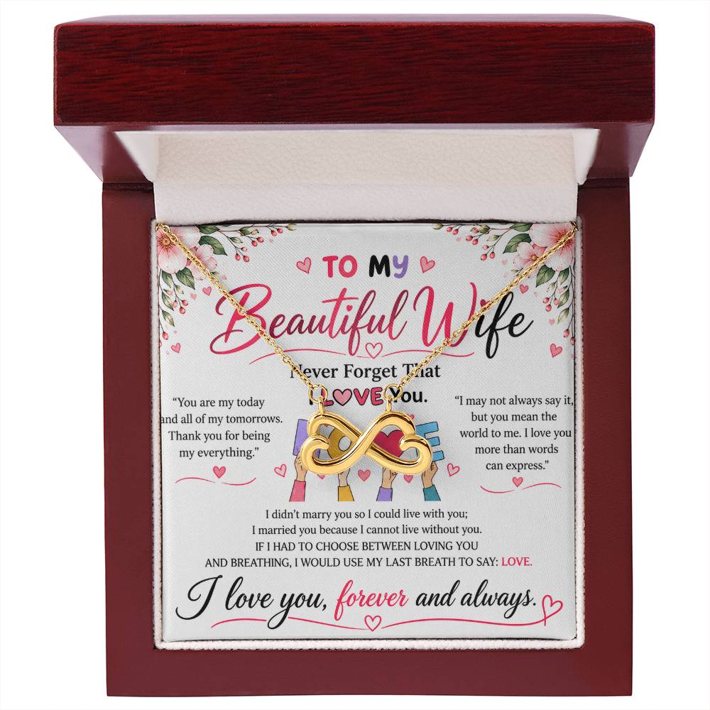 To My Wife - Endless Love Necklace