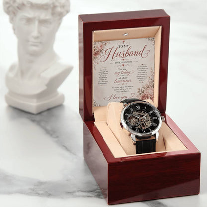 To My Husband - Openwork Watch
