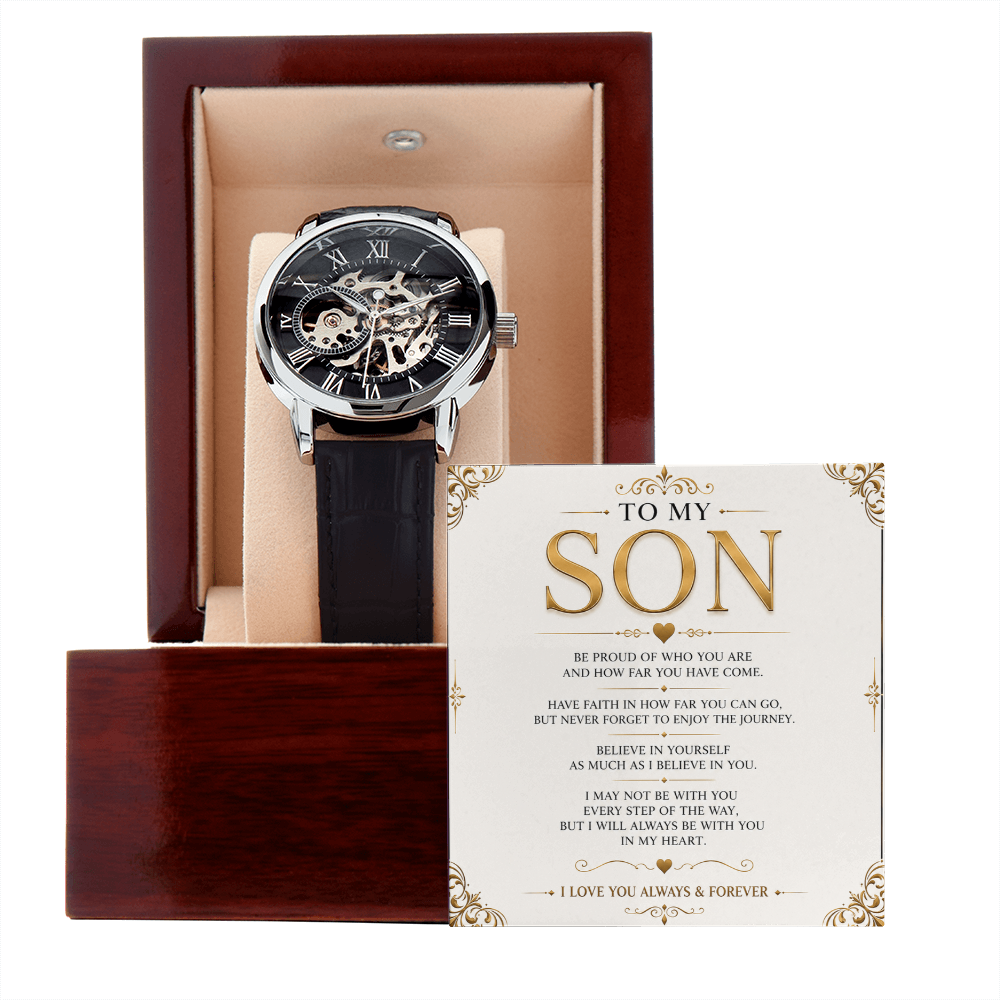 To My Son - Openwork Watch