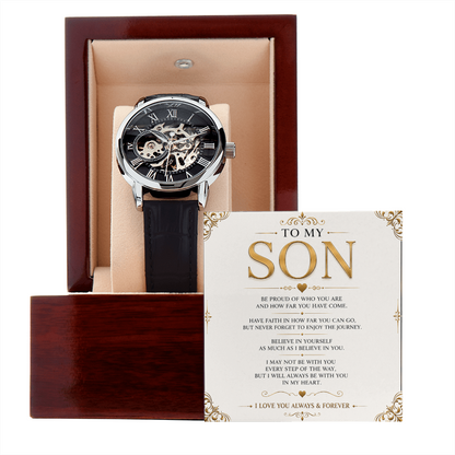 To My Son - Openwork Watch