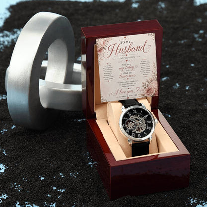 To My Husband - Openwork Watch