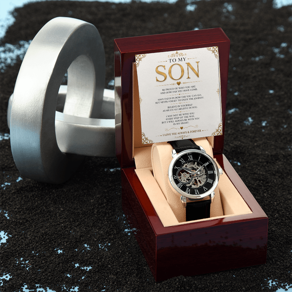 To My Son - Openwork Watch