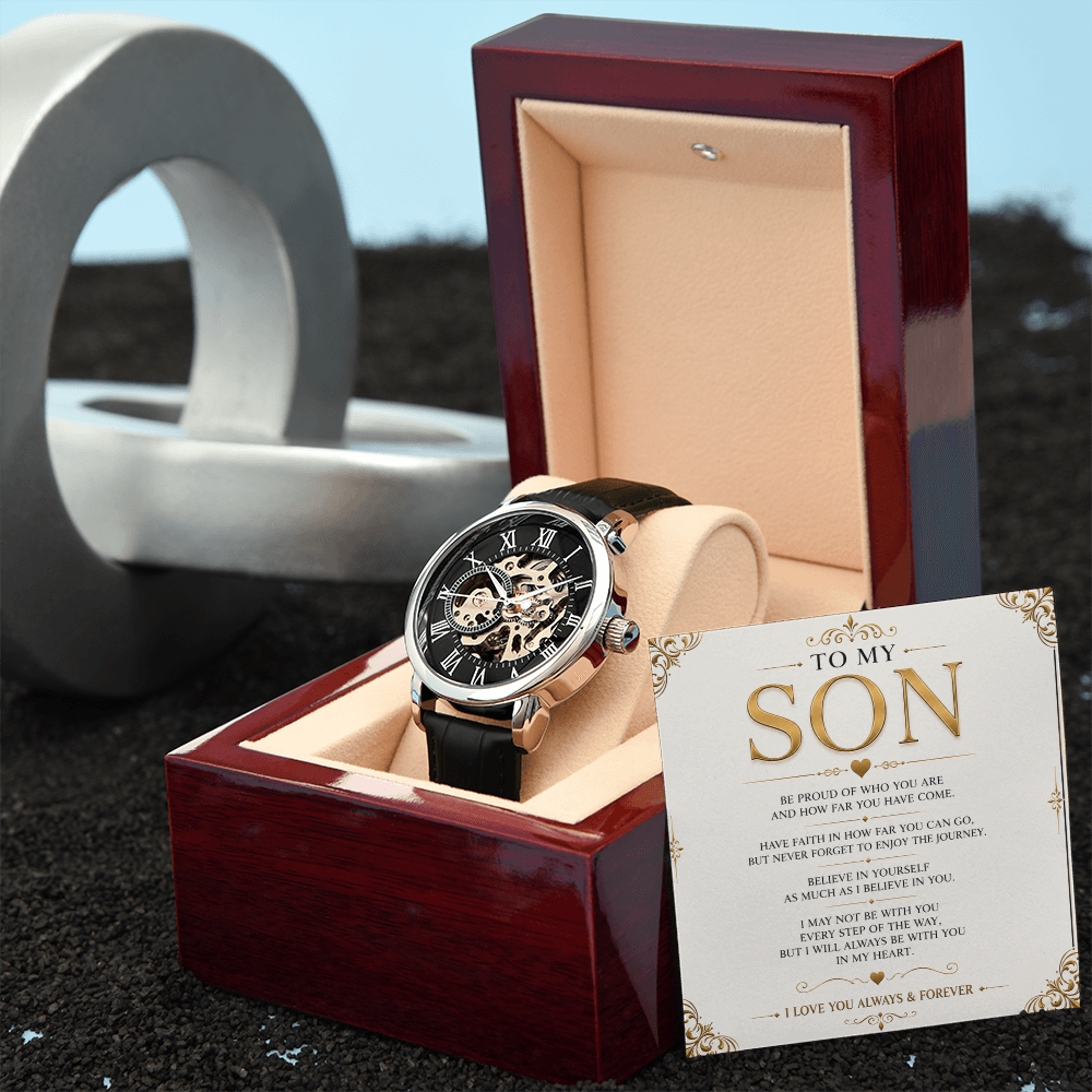To My Son - Openwork Watch