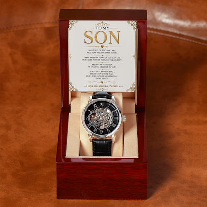 To My Son - Openwork Watch